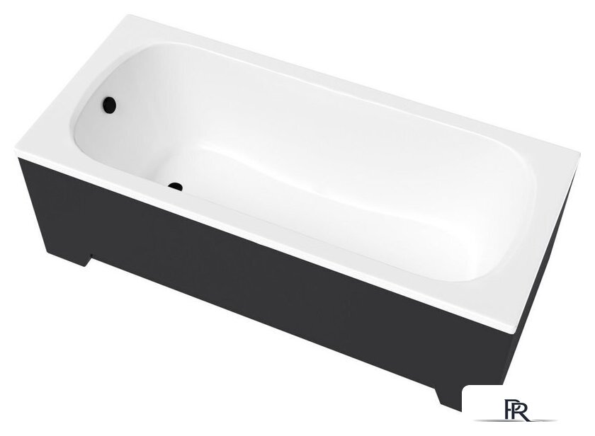 Ванна Lauter Sophia 160 21205160 (с ножками, черным подголовником и черным лиц.экраном) - Изображение №25 — Интернет-магазин ПроЗаказ