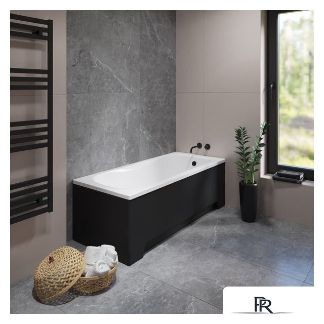 Ванна Lauter Sophia 160 21205160 (с ножками, черным подголовником и черным лиц.экраном) - Изображение №12 — Интернет-магазин ПроЗаказ