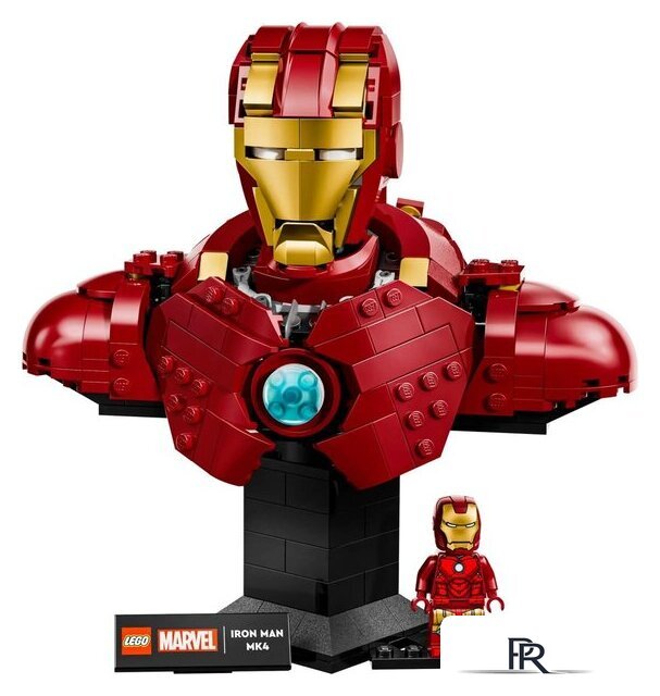 Конструктор LEGO Marvel 76327 Бюст Железного Человека MK4 - Изображение №2 — Интернет-магазин ПроЗаказ
