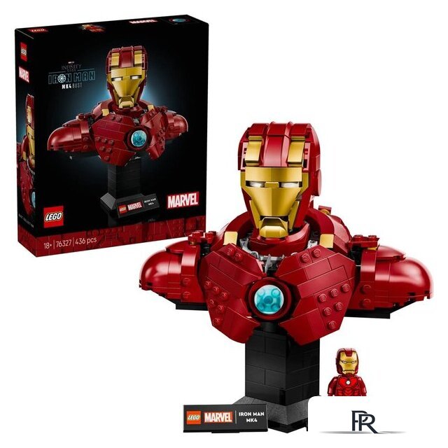 Конструктор LEGO Marvel 76327 Бюст Железного Человека MK4 - Изображение №1 — Интернет-магазин ПроЗаказ