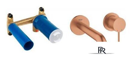 Смеситель Grohe Essence New 19408DL1+23571000 (теплый закат, матовый) - Изображение №3 — Интернет-магазин ПроЗаказ