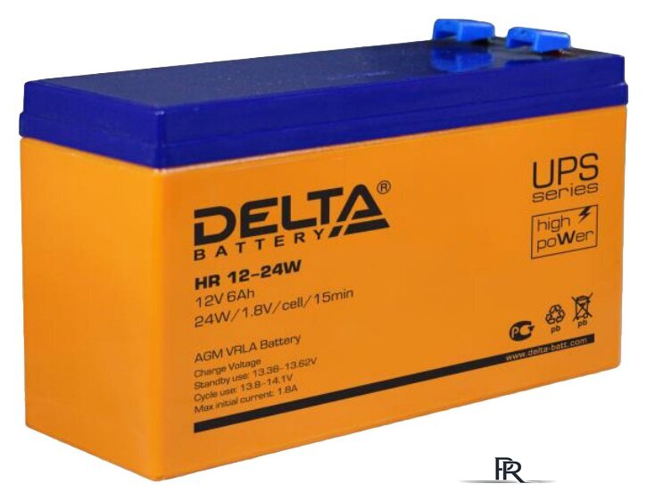 Аккумулятор для ИБП Delta HR 12-24W (12В/6 А·ч) - Изображение №1 — Интернет-магазин ПроЗаказ