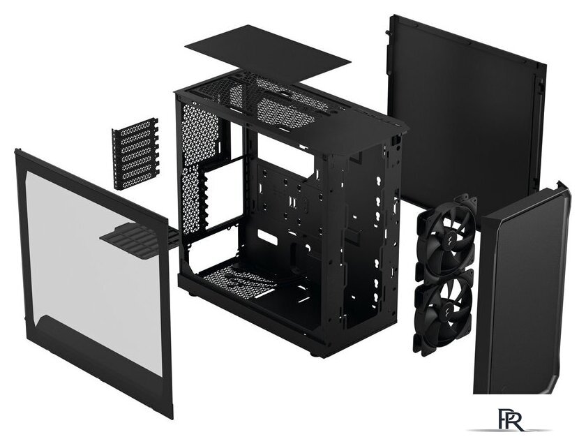 Корпус Fractal Design Focus 2 Black TG Clear Tint FD-C-FOC2A-01 - Изображение №3 — Интернет-магазин ПроЗаказ