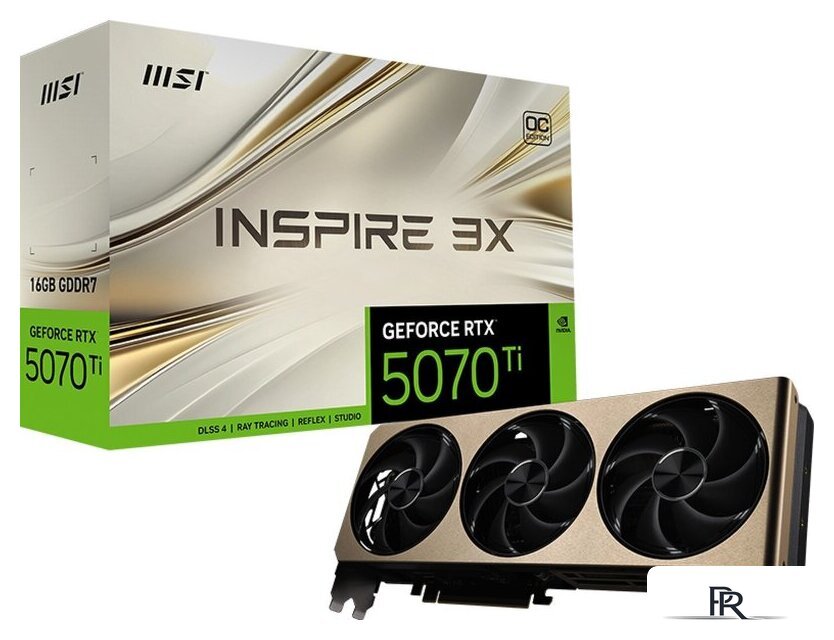 Видеокарта MSI GeForce RTX 5070 Ti 16G Inspire 3X OC - Изображение №7 — Интернет-магазин ПроЗаказ