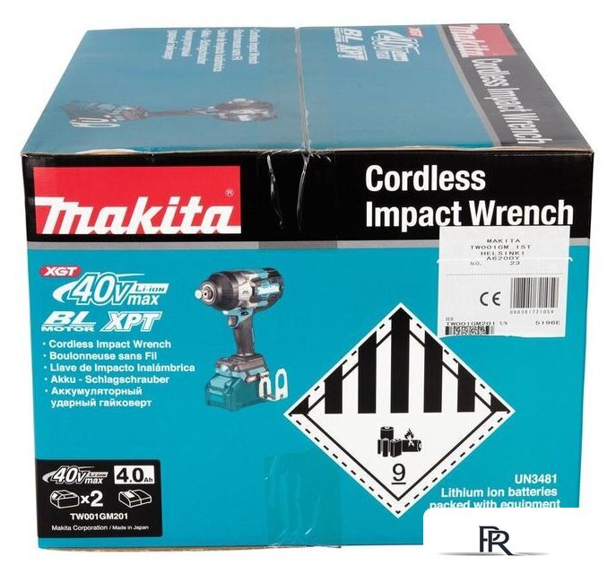 Гайковерт Makita TW001GM201 (с 2-мя АКБ, кейс) - Изображение №14 — Интернет-магазин ПроЗаказ