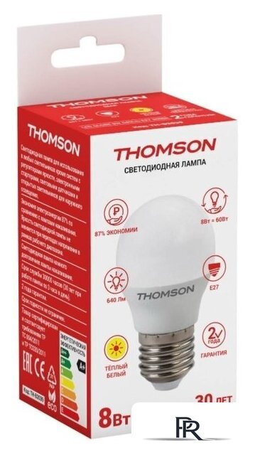 Светодиодная лампочка Thomson Globe TH-B2039 - Изображение №1 — Интернет-магазин ПроЗаказ