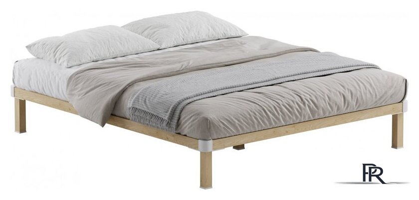 Кровать Домаклево Канапе 2 140x200 (береза/натуральный) - Изображение №1 — Интернет-магазин ПроЗаказ