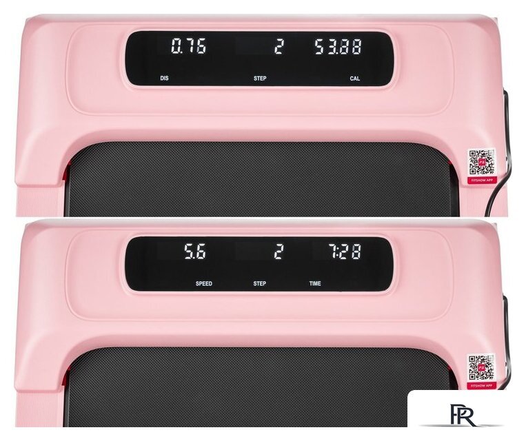 Электрическая беговая дорожка Sundays Fitness Simple Line А01 Plus (розовый) - Изображение №4 — Интернет-магазин ПроЗаказ