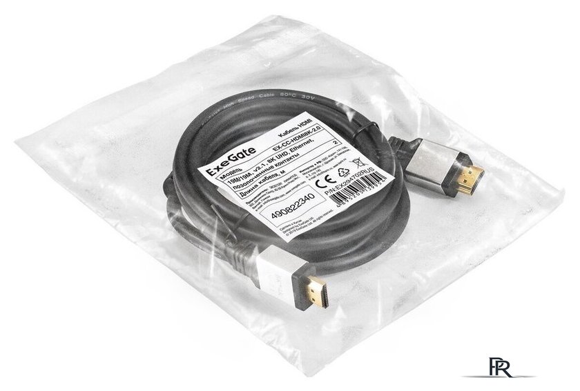 Кабель ExeGate EX-CC-HDMI8K-2.0 HDMI - HDMI (2 м, черный) - Изображение №2 — Интернет-магазин ПроЗаказ