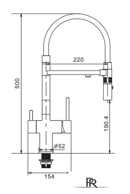 Смеситель Rose R958T - Изображение №2 — Интернет-магазин ПроЗаказ