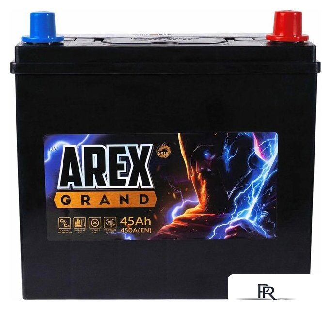 Автомобильный аккумулятор AREX Grand Asia R+ (45 А·ч) - Изображение №1 — Интернет-магазин ПроЗаказ