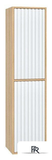  Onika Шкаф-полупенал Дайлер 35 403568 (белый/дуб сонома) - Изображение №1 — Интернет-магазин ПроЗаказ