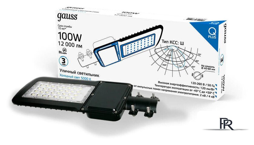 Уличный прожектор Gauss Qplus 629535300 - Изображение №6 — Интернет-магазин ПроЗаказ