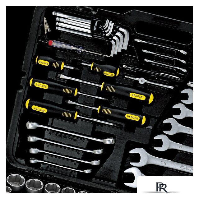 Универсальный набор инструментов Berger BG141-1214 (141 предмет) - Изображение №8 — Интернет-магазин ПроЗаказ