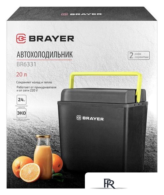 Термоэлектрический автохолодильник Brayer BR6331 20л (черный) - Изображение №12 — Интернет-магазин ПроЗаказ