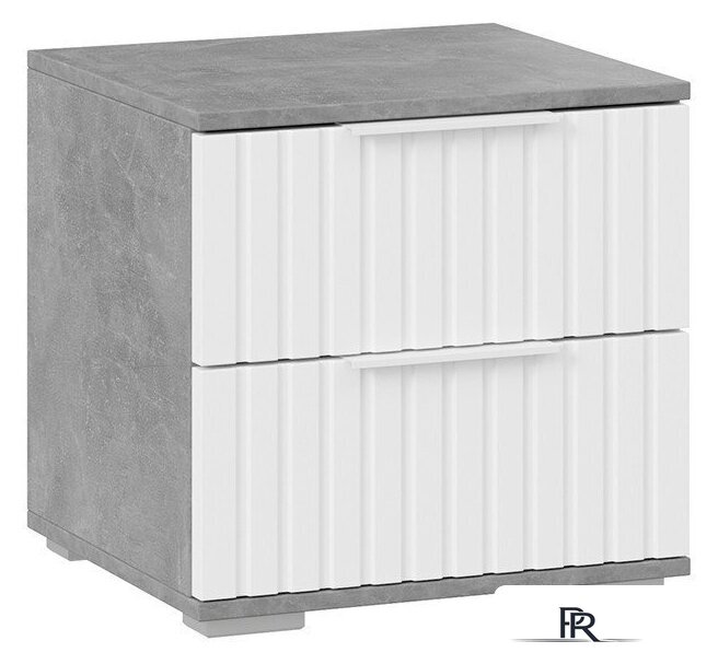 Тумба Трия Хилтон (ателье светлый/белый матовый) - Изображение №1 — Интернет-магазин ПроЗаказ