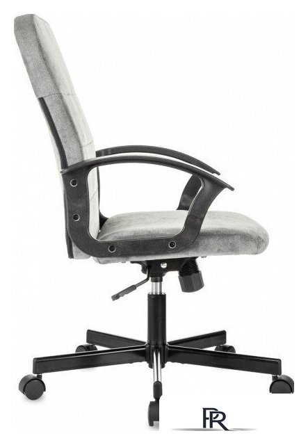 Офисное кресло Бюрократ Triest (серый Fabric Light-19) - Изображение №4 — Интернет-магазин ПроЗаказ