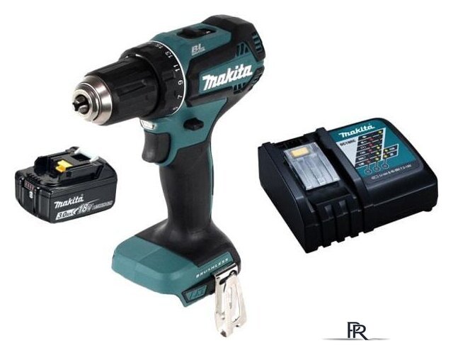 Дрель-шуруповерт Makita DDF485RF (с 1-м АКБ, кейс) - Изображение №1 — Интернет-магазин ПроЗаказ