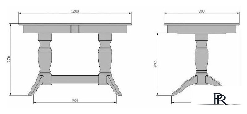 Кухонный стол Мебель-класс Пан (сатин) - Изображение №4 — Интернет-магазин ПроЗаказ
