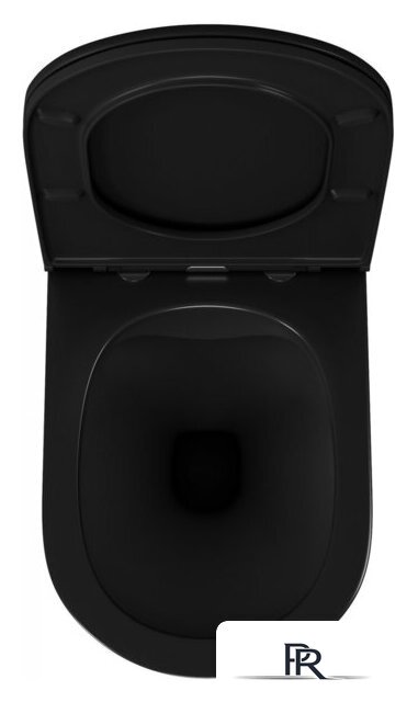 Унитаз подвесной D&K Venice DT1026025 (черный, сиденье микролифт) - Изображение №2 — Интернет-магазин ПроЗаказ