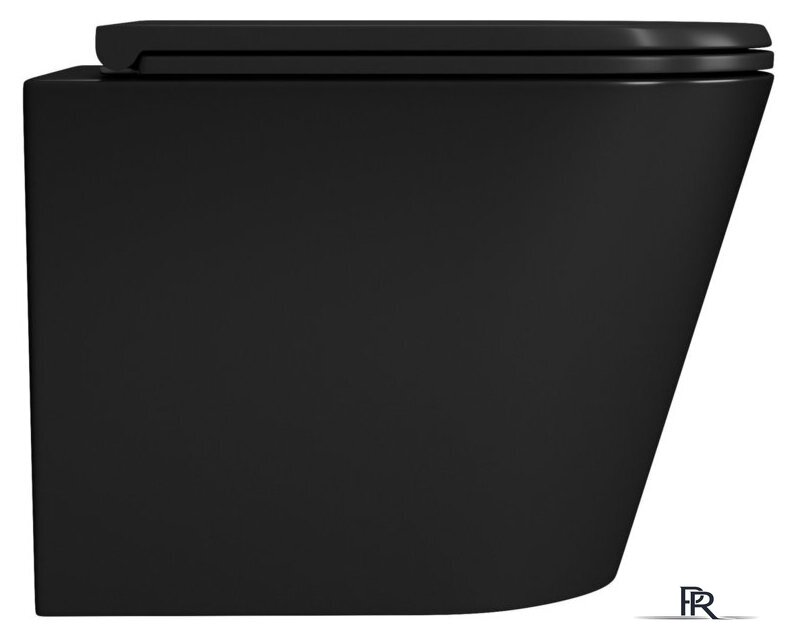 Унитаз подвесной D&K Venice DT1026025 (черный, сиденье микролифт) - Изображение №3 — Интернет-магазин ПроЗаказ