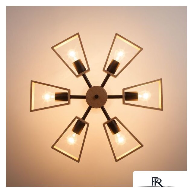 Люстра средней высоты Евросвет Klark 70056/6 (черный) - Изображение №7 — Интернет-магазин ПроЗаказ