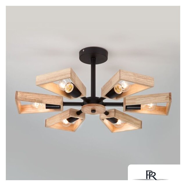 Люстра средней высоты Евросвет Klark 70056/6 (черный) - Изображение №3 — Интернет-магазин ПроЗаказ