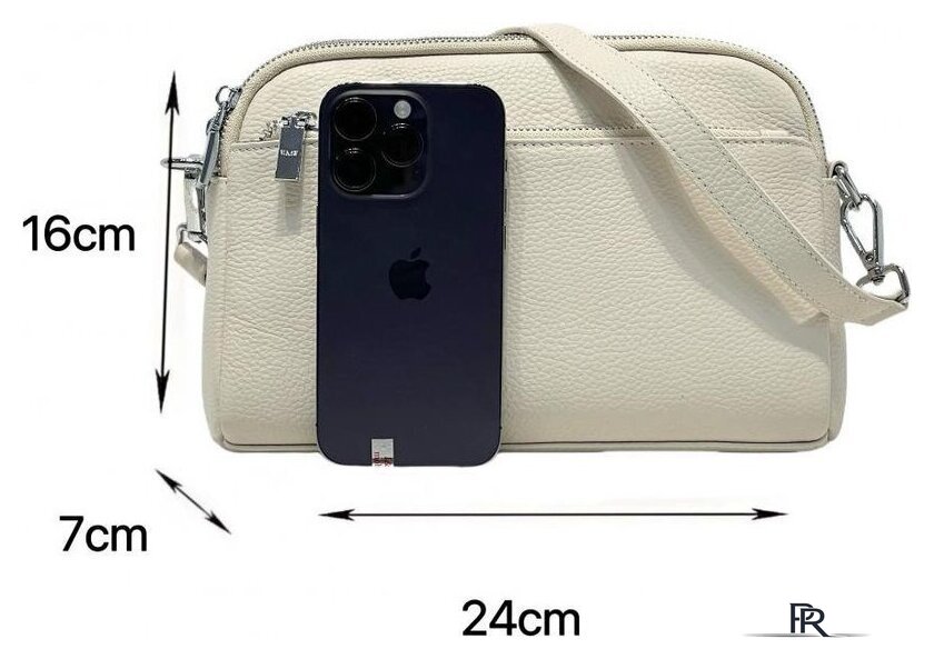 Женская сумка Mironpan 8529 (молочный) - Изображение №5 — Интернет-магазин ПроЗаказ