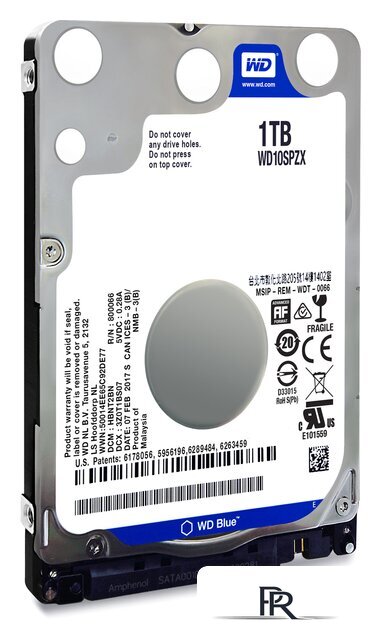 Жесткий диск WD Blue 1TB [WD10SPZX] - Изображение №2 — Интернет-магазин ПроЗаказ
