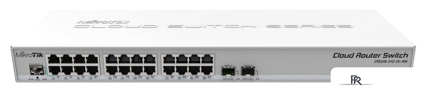 Управляемый коммутатор 3-го уровня Mikrotik CRS326-24G-2S+RM - Изображение №1 — Интернет-магазин ПроЗаказ