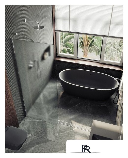 Душевая стенка MaybahGlass 109x195 MGD-680-4ш (сатин стекло/хром глянцевый) - Изображение №6 — Интернет-магазин ПроЗаказ