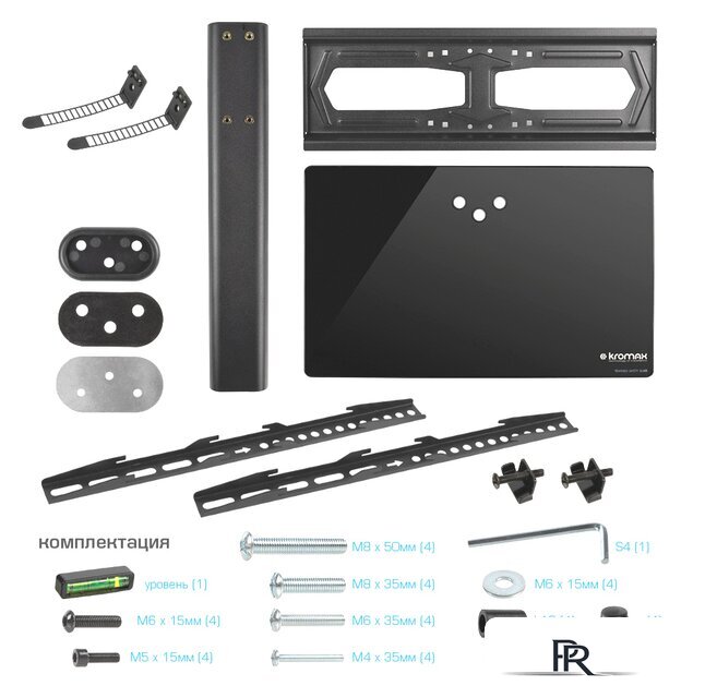 Стойка для телевизора Kromax X-STAND-2 (черный) - Изображение №4 — Интернет-магазин ПроЗаказ