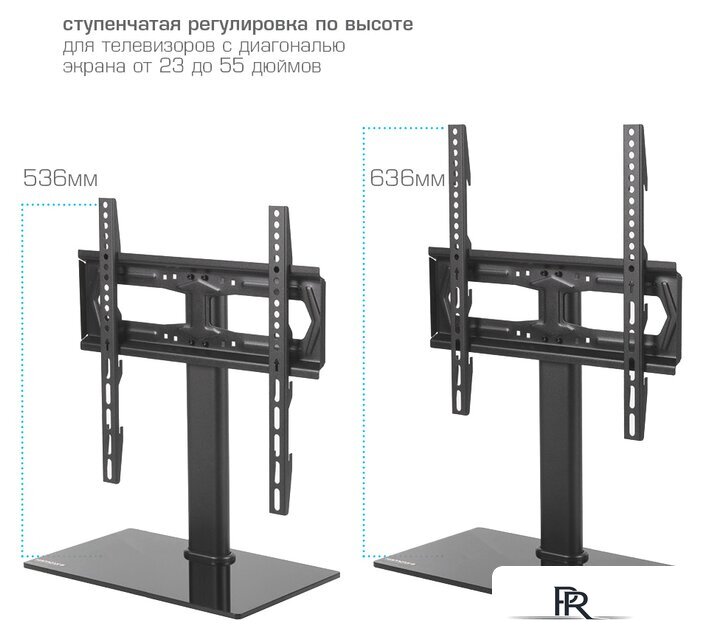 Стойка для телевизора Kromax X-STAND-2 (черный) - Изображение №5 — Интернет-магазин ПроЗаказ