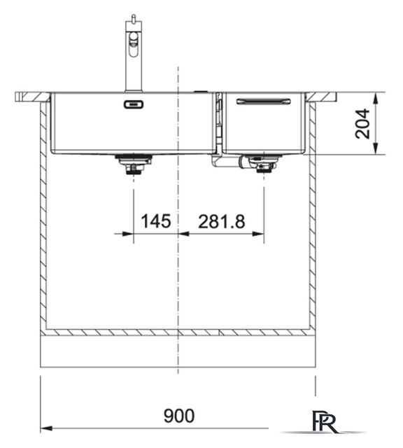 Кухонная мойка Franke Box Center BWX 220-54-27 TL 127.0538.259 - Изображение №5 — Интернет-магазин ПроЗаказ