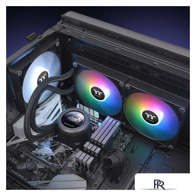 Система жидкостного охлаждения для процессора Thermaltake TH280 V2 Ultra ARGB CL-W385-PL14SW-A - Изображение №7 — Интернет-магазин ПроЗаказ