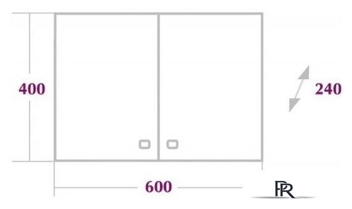  Onika Шкаф Нива 40х60 306002 - Изображение №3 — Интернет-магазин ПроЗаказ