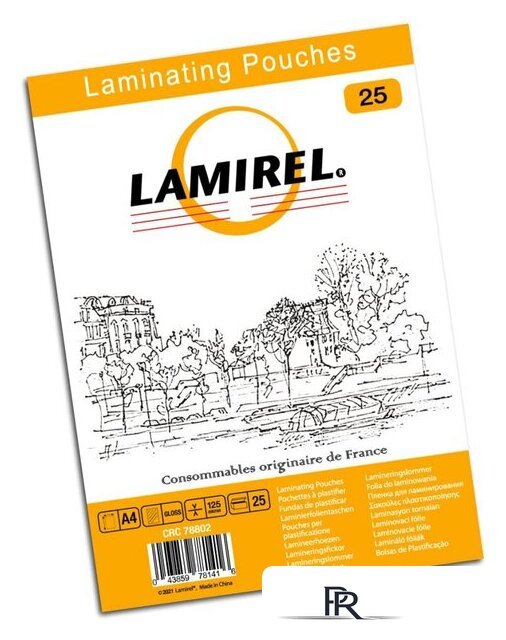 Пленка для ламинирования Lamirel А4 125 мкм 25 шт LA-78802 - Изображение №1 — Интернет-магазин ПроЗаказ
