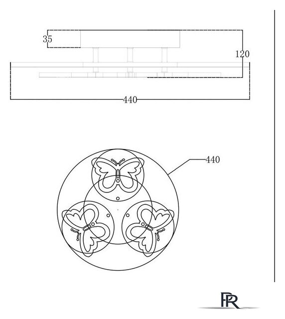 Припотолочная люстра Escada 10272/6LED (белый) - Изображение №4 — Интернет-магазин ПроЗаказ