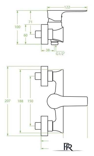 Смеситель Laveo Raila BLL 040D - Изображение №2 — Интернет-магазин ПроЗаказ