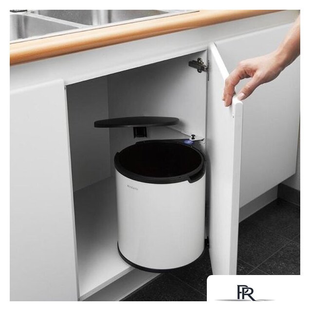 Мусорное ведро Brabantia Built in Bin 15 л (белый) - Изображение №8 — Интернет-магазин ПроЗаказ