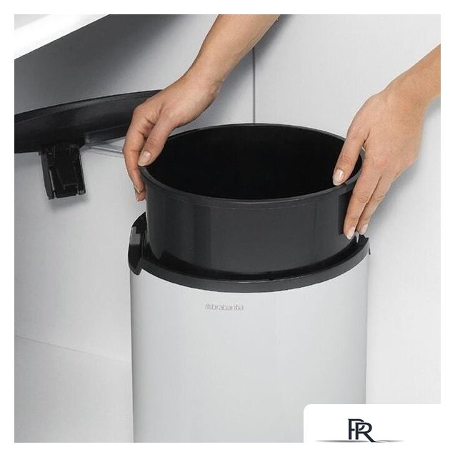 Мусорное ведро Brabantia Built in Bin 15 л (белый) - Изображение №4 — Интернет-магазин ПроЗаказ