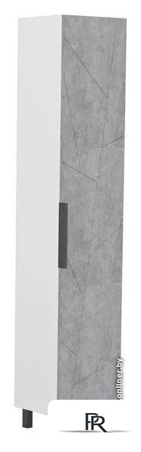  Volna Шкаф-пенал Twing 40 бетон - Изображение №1 — Интернет-магазин ПроЗаказ