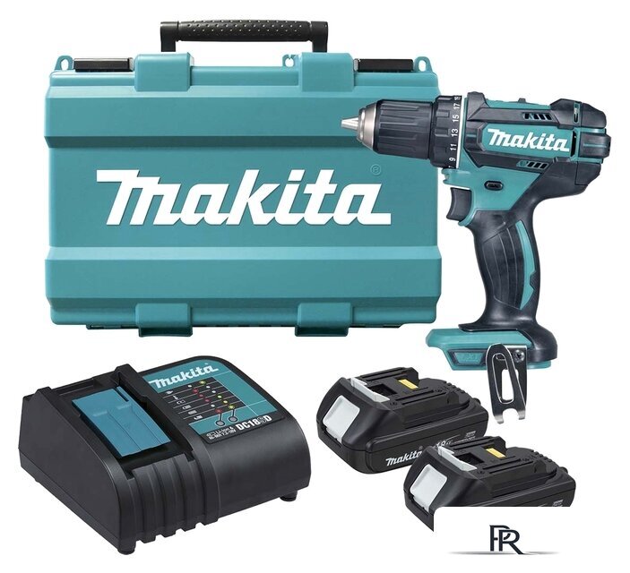 Дрель-шуруповерт Makita DDF482SYE (с 2-мя АКБ) - Изображение №1 — Интернет-магазин ПроЗаказ