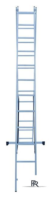 Лестница-стремянка Новая высота NV 122 алюминиевая двухсекционная 2x12 ступеней - Изображение №5 — Интернет-магазин ПроЗаказ