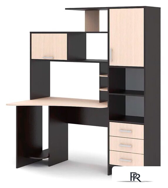 Стол Стендмебель №6 (дуб белфорт/венге) - Изображение №1 — Интернет-магазин ПроЗаказ