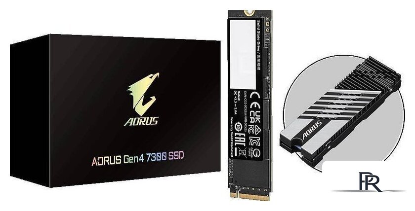 SSD Gigabyte Aorus Gen4 7300 2TB AG4732TB - Изображение №4 — Интернет-магазин ПроЗаказ