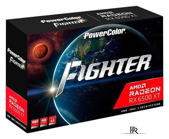 Видеокарта PowerColor Fighter Radeon RX 6500 XT 4GB GDDR6 AXRX 6500 XT 4GBD6-DH/OC - Изображение №5 — Интернет-магазин ПроЗаказ
