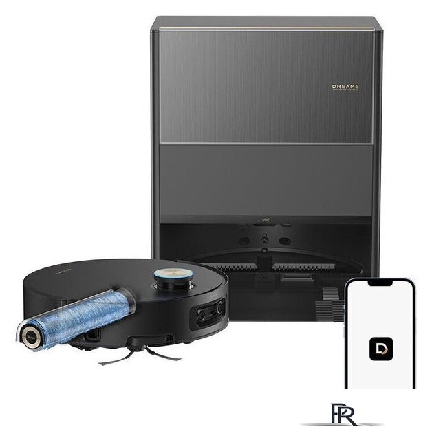 Робот-пылесос Dreame Robot Vacuum Aqua10 Ultra Roller Complete Black RLH71DE-1 (евровилка, черный) - Изображение №1 — Интернет-магазин ПроЗаказ