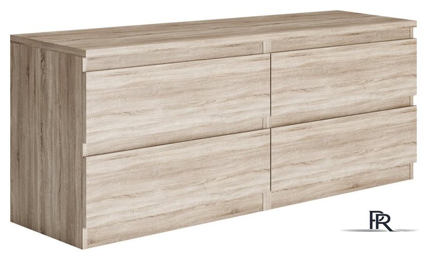 Тумба Mio Tesoro Кастор 4 ящика 2.03.03.100.3 (дуб сонома) - Изображение №1 — Интернет-магазин ПроЗаказ