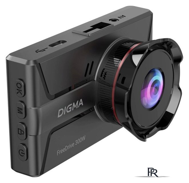Видеорегистратор для авто Digma FreeDrive 300DW FD300DW (черный) - Изображение №4 — Интернет-магазин ПроЗаказ